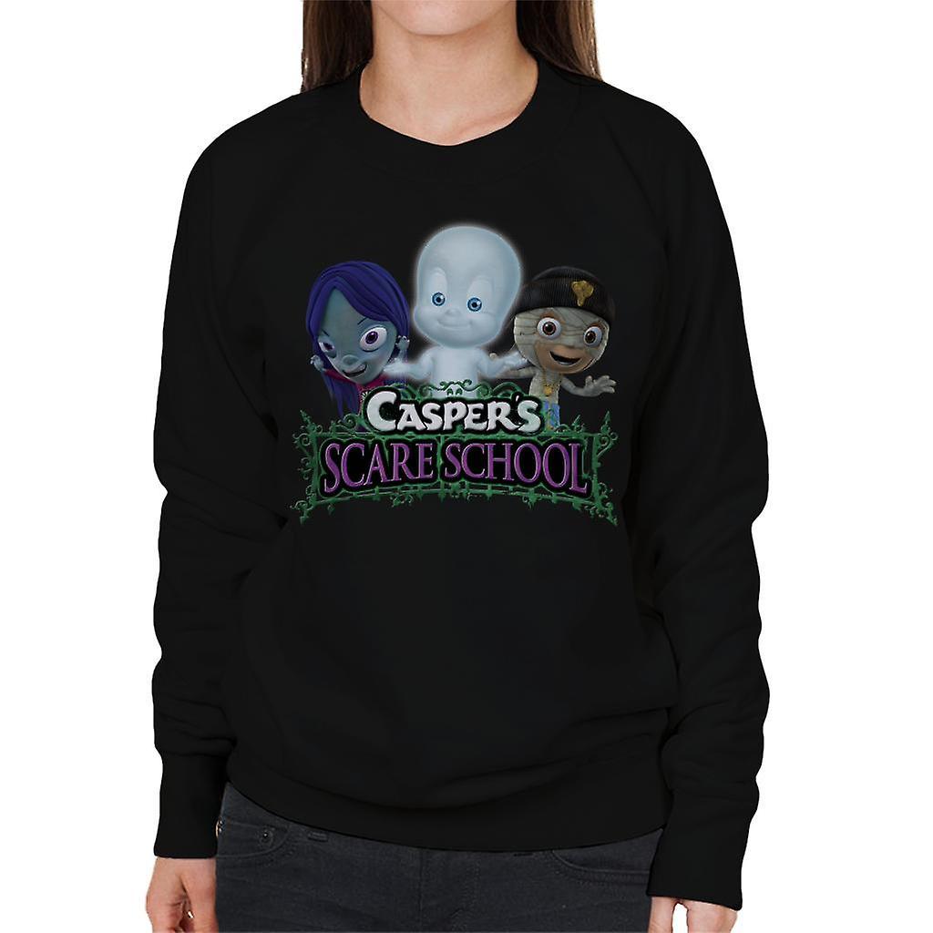 Casper The Friendly Ghost Scare School Women's Sweatshirt Black Small