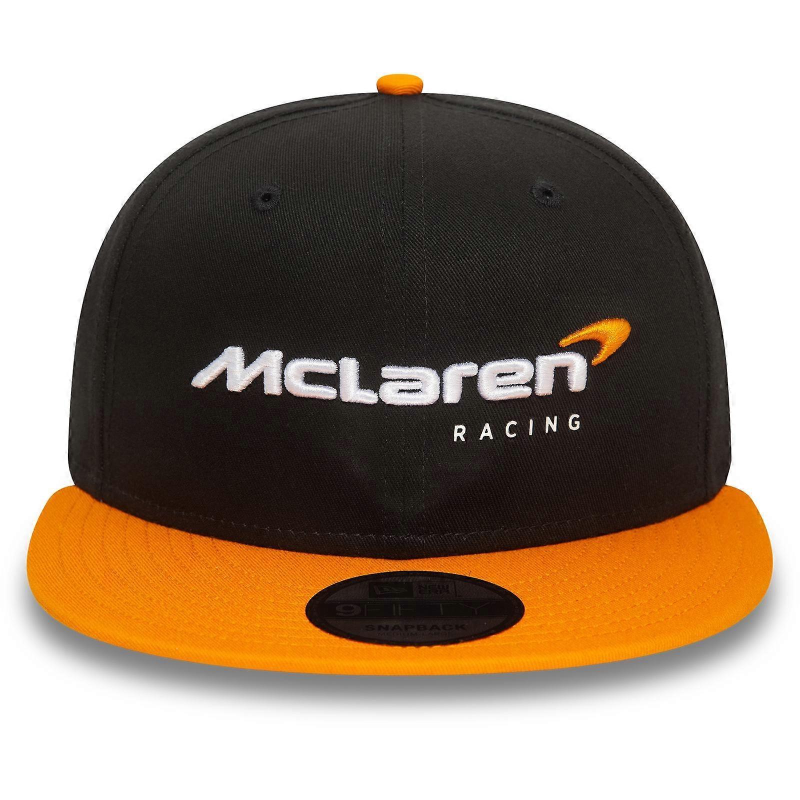 New Era Mens 9FIFTY McLaren Formula 1 Team Adjustable Baseball Cap - Orange ML