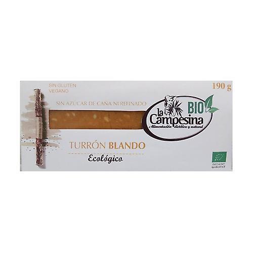 La Campesina Vegan and organic gluten-free soft nougat 190 g (Almond)