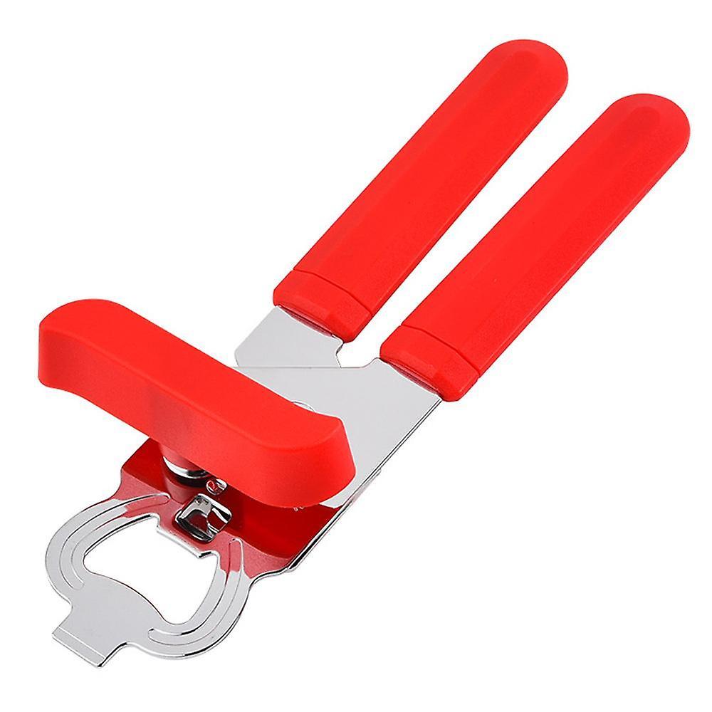 Yeye Red Tin Opener, Stainless Steel Can And Bottle Opener