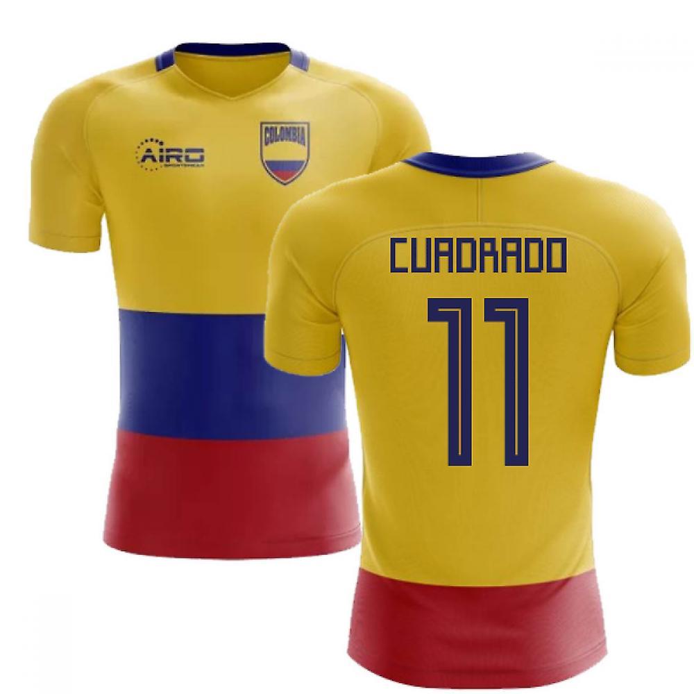 Airo Sportswear 2024-2025 Colombia Flag Concept Football Shirt (Cuadrado 11) Yellow M