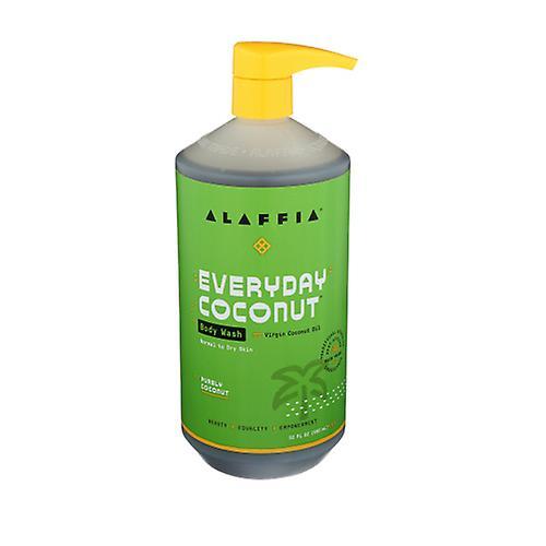 Alaffia Everyday Coconut Body Wash, 32 Oz (Pack of 1)