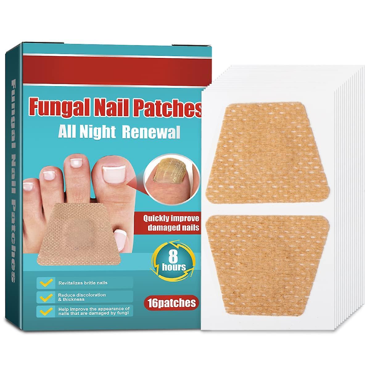 Frusde 48pcs Nail Repair Patches, Nail Repair Treatment For Restores Damaged Nails Appearance Of Discolored 8-hour Overnight