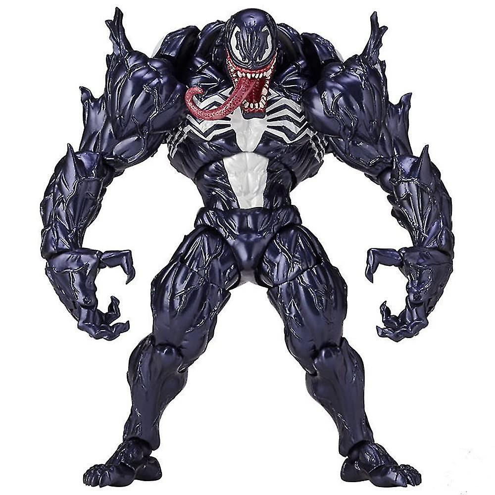 Shznv Venom Action Figure, All Joints Movable Toy Collectible Model Wih Replaceable Accessories Home Decoration Gifts