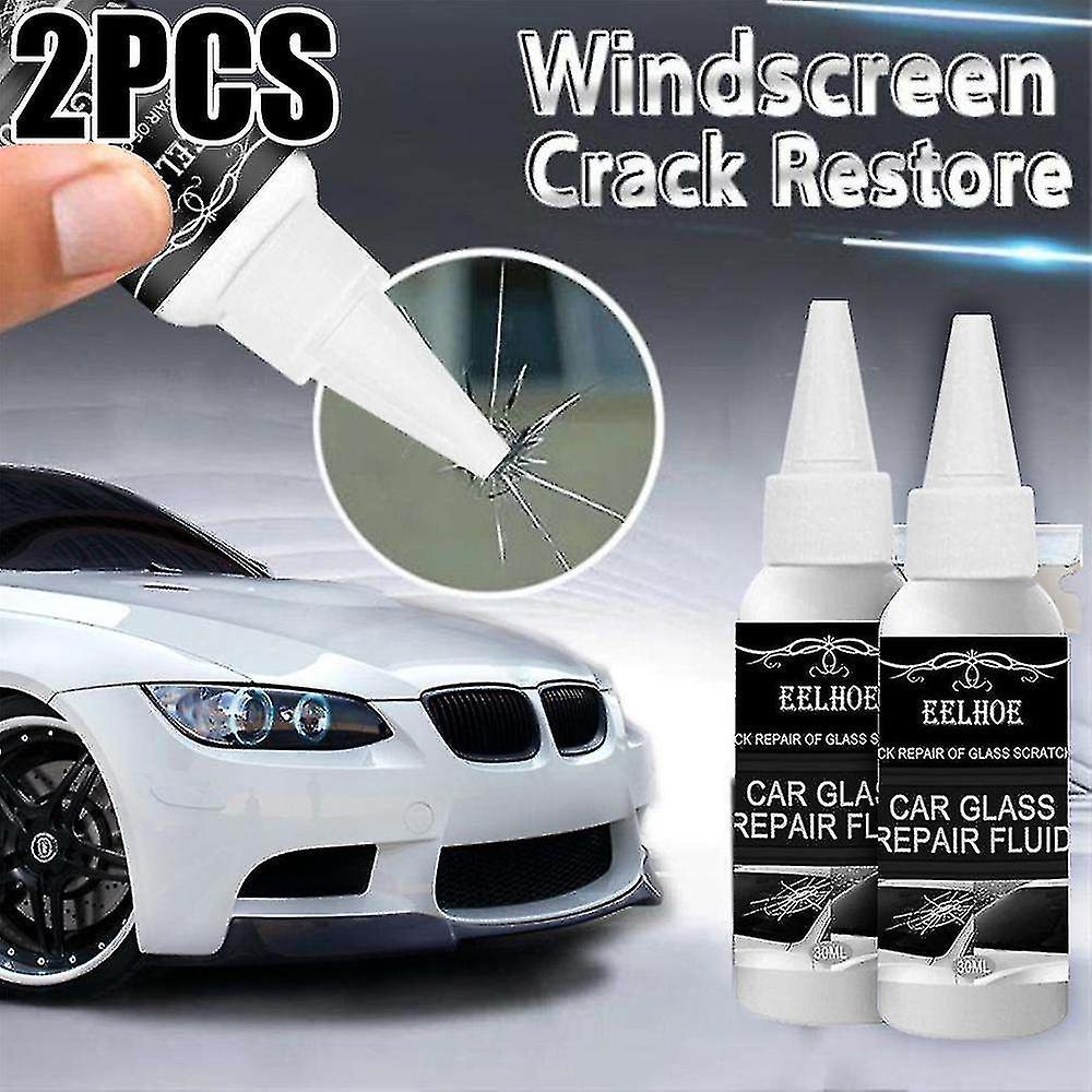 Sunset Car Glass Repair Adhesive Windscreen Repair Crack Adhesive Repair Adhesive Glass Repair Adhesive 50ml Excellent 2 Pcs