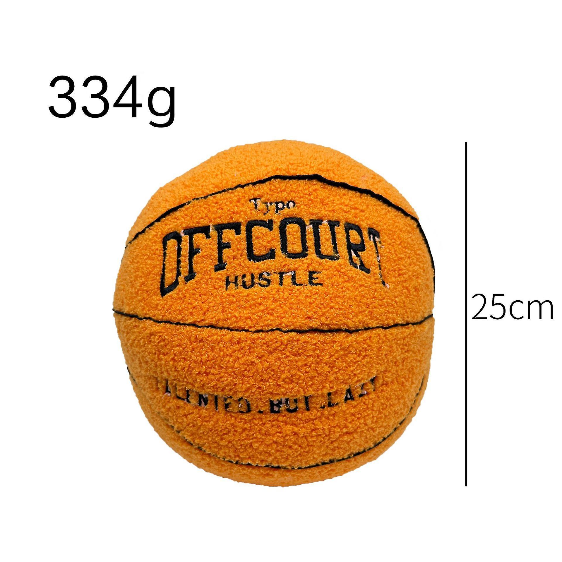 Sfygv New Offcourt Basketball Pillow Basketball Plush Pillow Plush Doll basketball orange 25cm