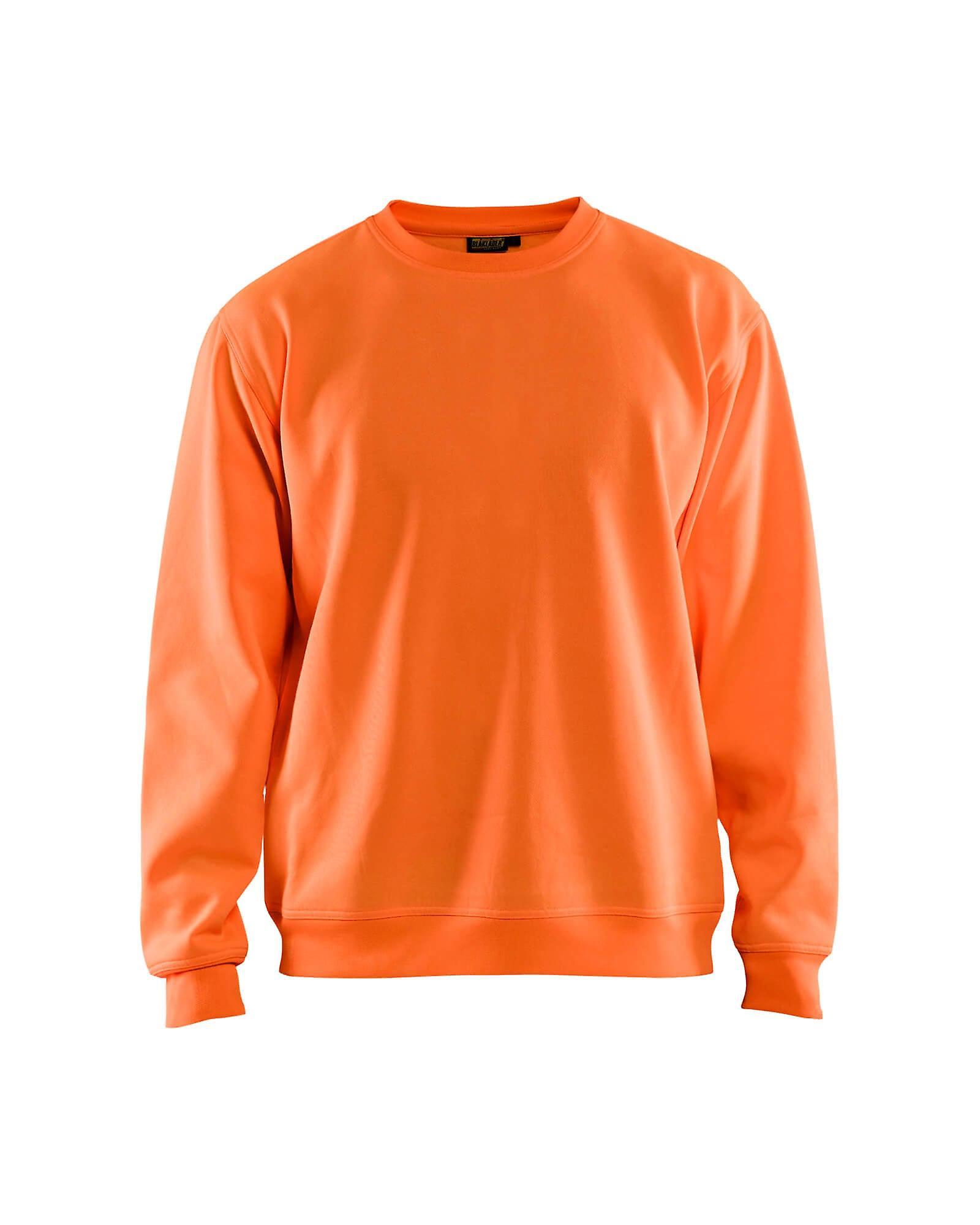 Blaklader 3401 hi-vis sweatshirt round-neck - mens (34011074) Orange S