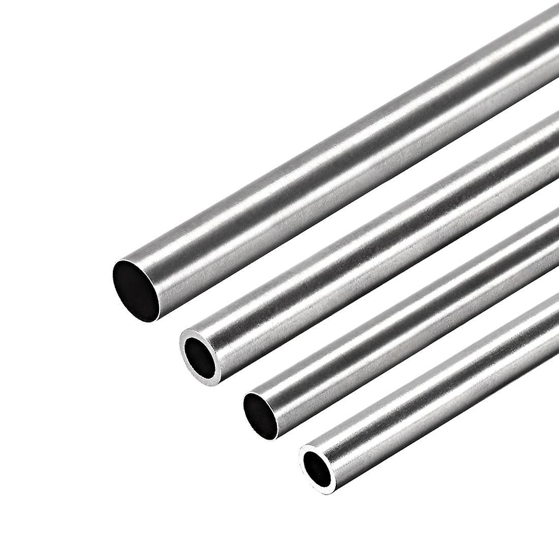 Slowmoose 304 Stainless Steel Round Tubing, Seamless Straight Pipe Tube 7mm x 0.4mm