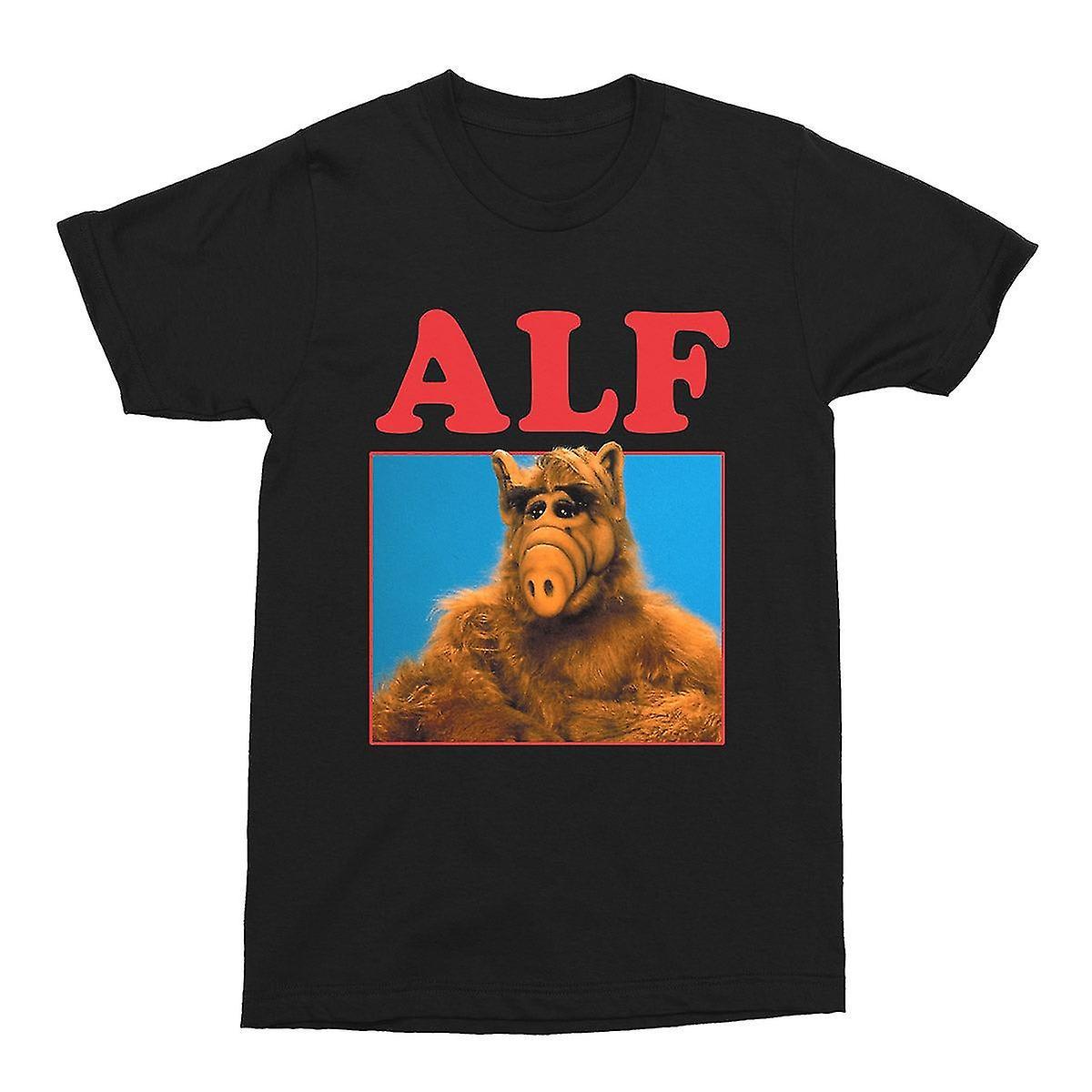 Gildan Alf retro 80s tv show t-shirt Black XXXL