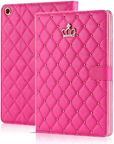 Ubiuo Ubiuoipad 10.2 2021/2020/2019 Case,ipad 9th/8th/7th Gen Case Crown Bling Diamond Cute Elegant Pu Leather Smart Auto Sleep/wake Stand Shockpro...