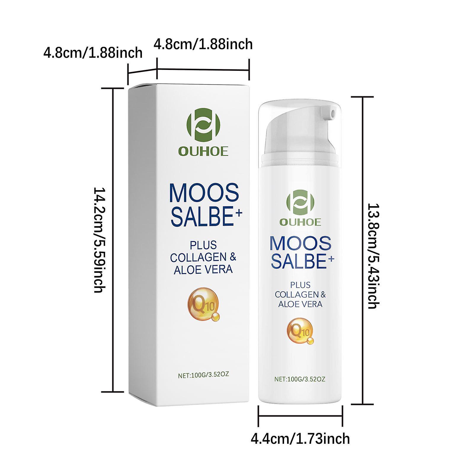 Taishh Moss Ointment Plus Moss Cream Against Wrinkles Moss Ointment Face Wrinkle Cream Instant Effect Moss Ointment 100ml White