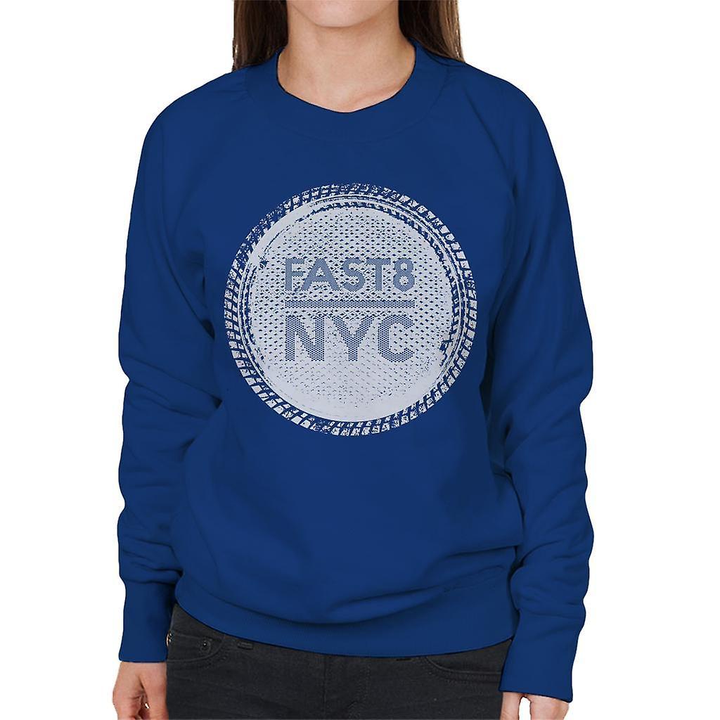 Fast & Furious Fast and Furious Fast 8 NYC Women's Sweatshirt Royal Blue X-Large