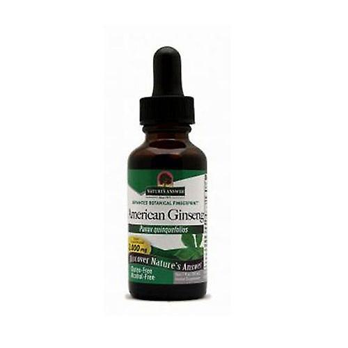 Nature's Answer Ginseng American, ALCOHOL FREE, 1 OZ (Pack of 1)