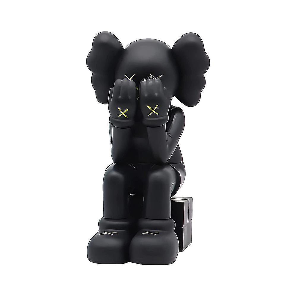 Nailao Kaws Figures Toys Collectible Art Doll Toy Home Decoration Desk Ornament Black