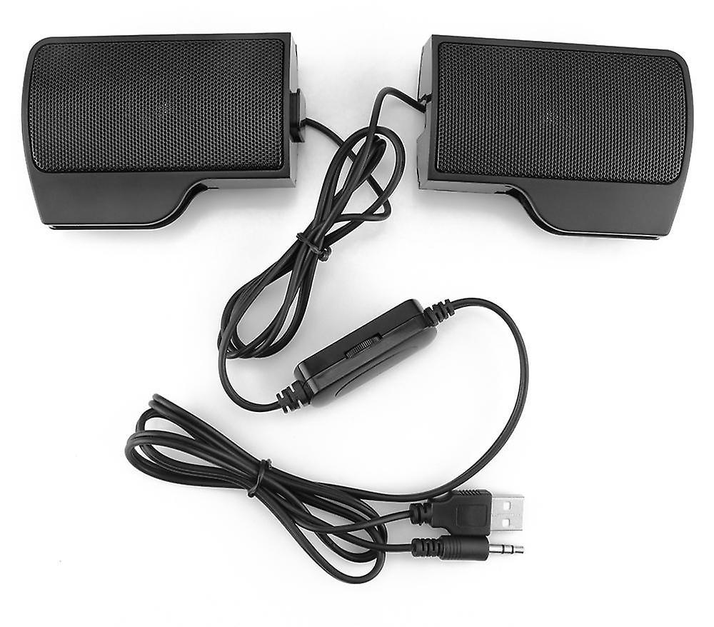 Slowmoose Portable Wired Usb Powered Multimedia Computer Stereo- Speaker Soundbar