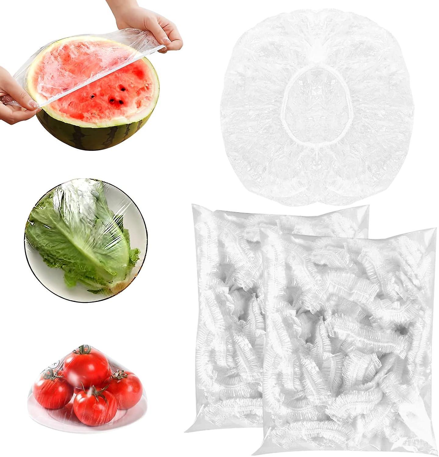 Best Trade 50 pcs fresh storage bags, elastic food protection bag with plastic wrap