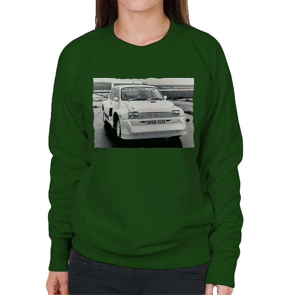 MG Austin Rover British Motor Heritage Women's Sweatshirt Bottle Green X-Large