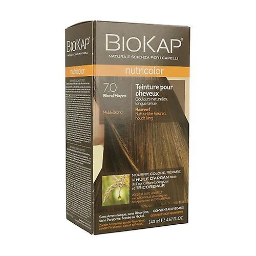 Biokap Nutricolor Medium Blonde Hair Color 7.0 140 ml (Medium Blonde)