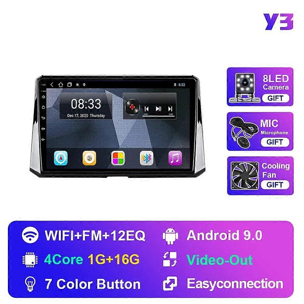 Redkid Auto 2din For Toyota Corolla 2018 2019 Car Radio Android Autoradio Multimedia Navigation GPS Audio Stereo Player Wifi Y3 1G 16G