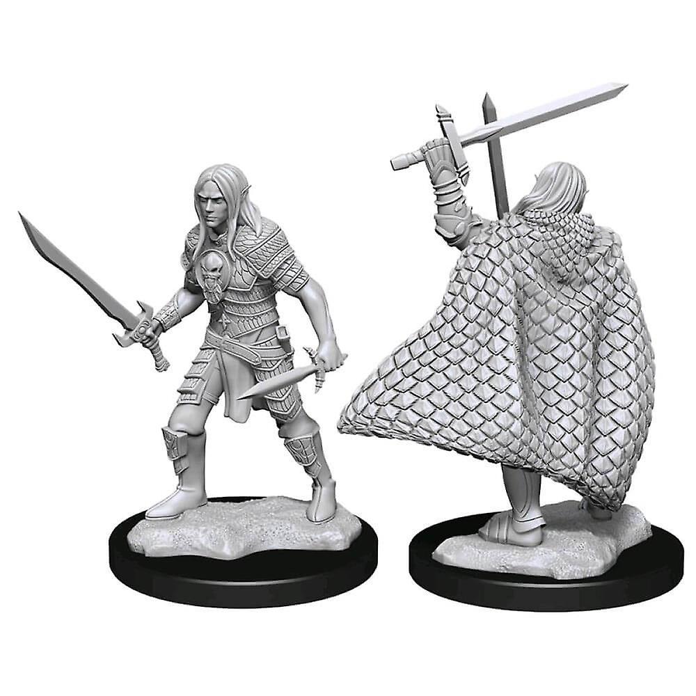 Highly Collectible Pathfinder Deep Cuts Unpainted Miniatures Elf Fighter Male