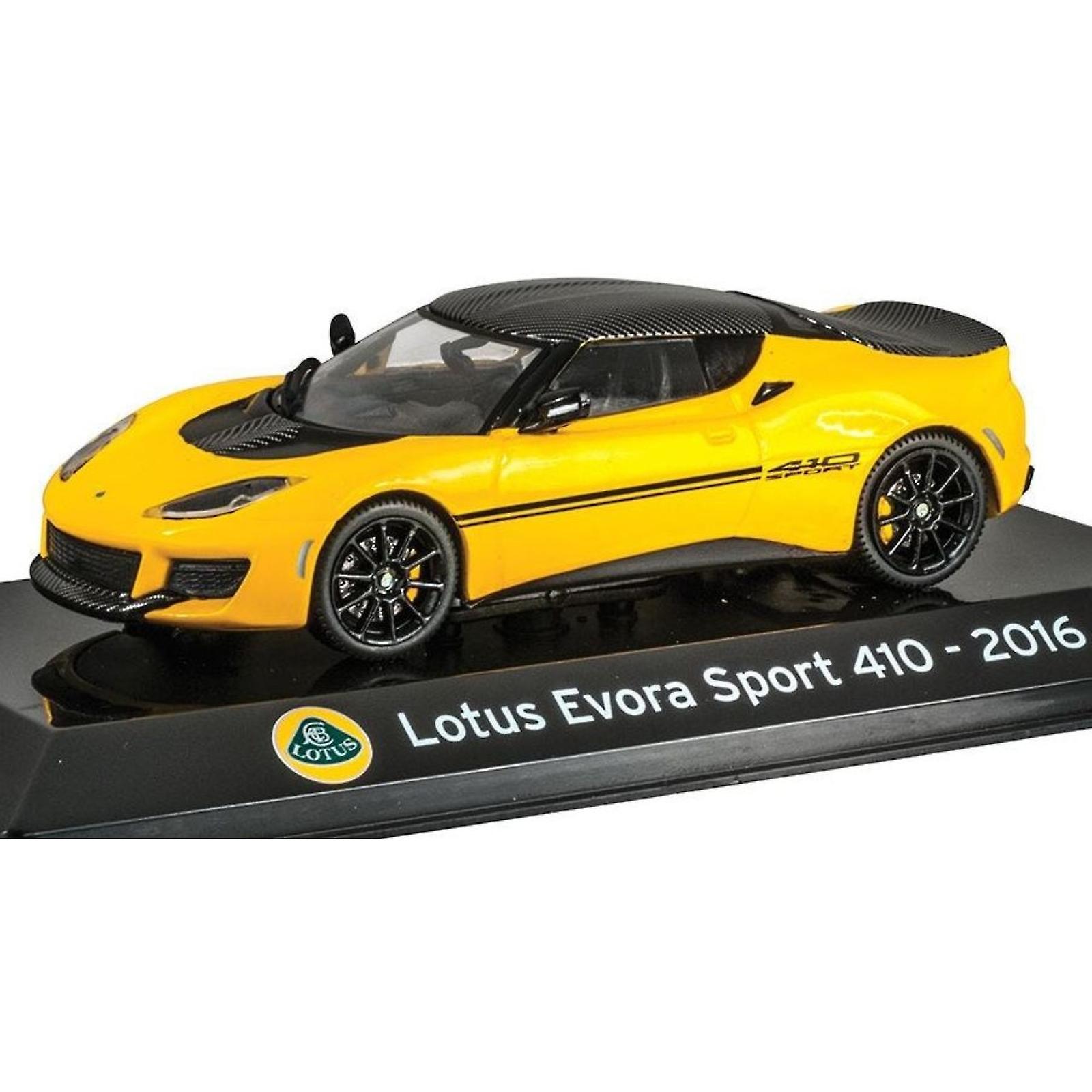 Lotus Evora Sport 410 Diecast Model 1:43 scale Yellow Ex Mag