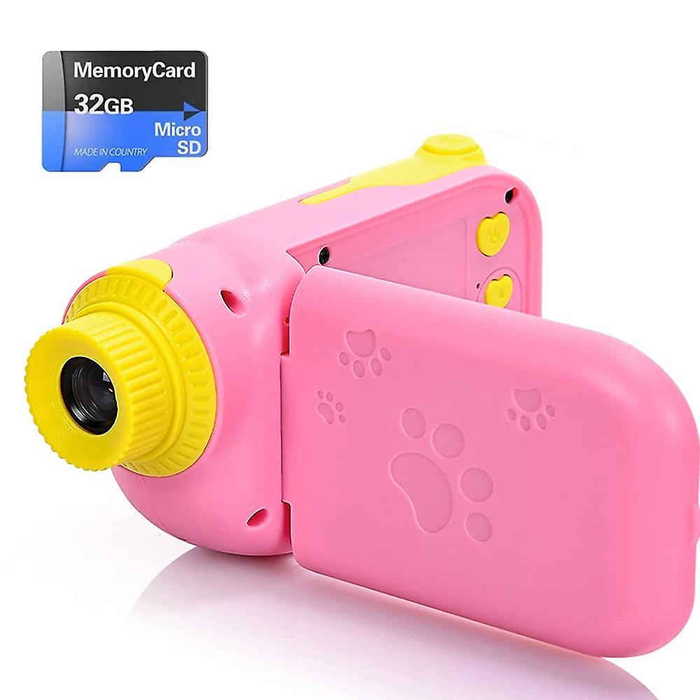 Xceedez Kids Digital Video Camera Toys For Boys Girls 2 Inch Ips Screen Camera Toddler Kids Girl