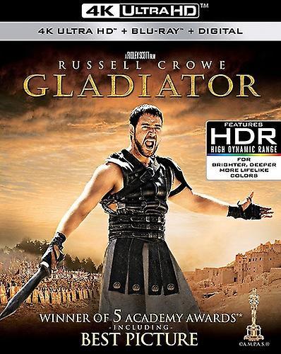 Paramount Gladiator  [ULTRA HD BLU-RAY REGION: A USA] With Blu-Ray, 4K Mastering, Ac-3/Dolby Digital, Amaray Case, Digital Copy, Dolby, Digital The...