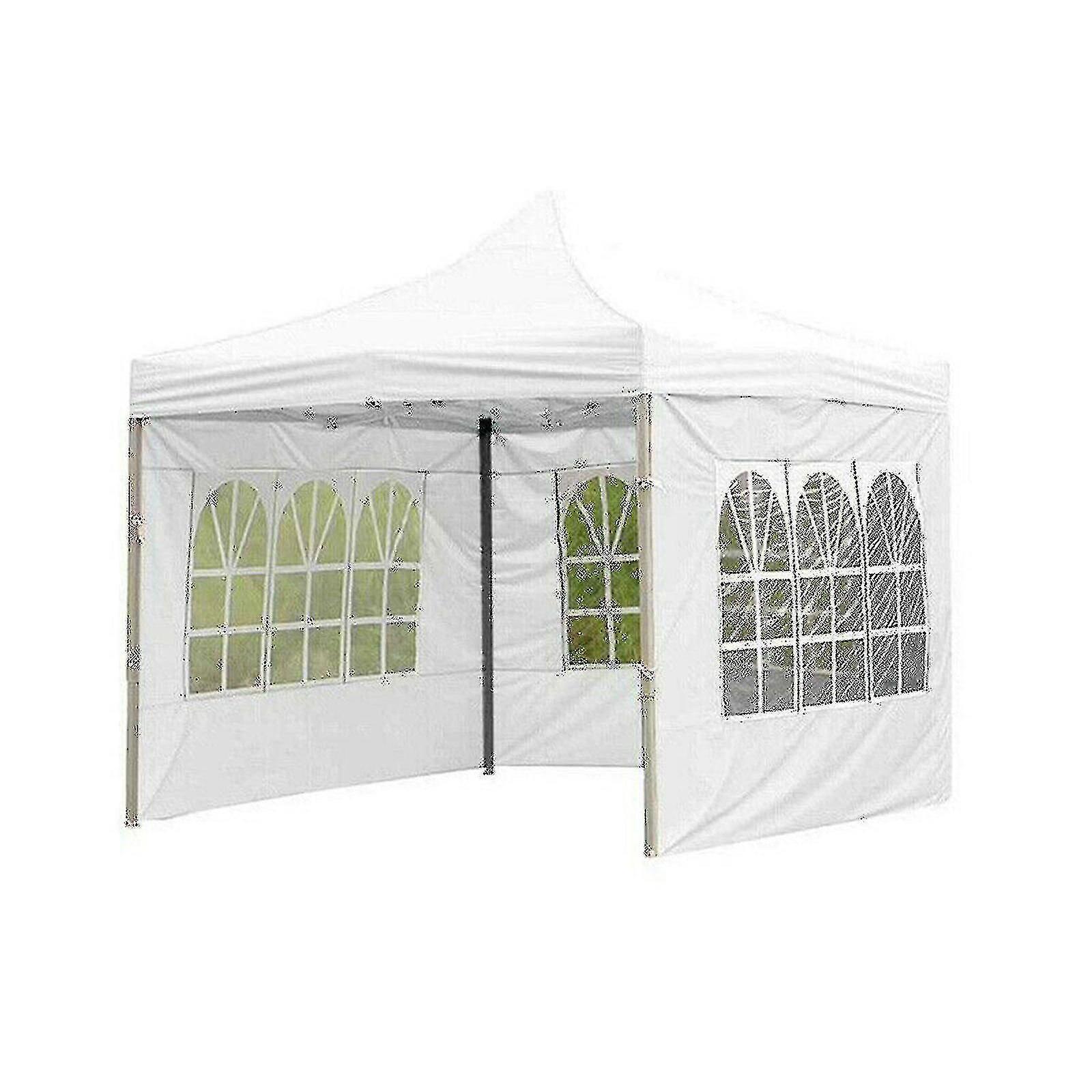 Bxs Garden Oxford Gazebo Marquee - Collapsible, Waterproof, Outdoor Tent White 3*2M