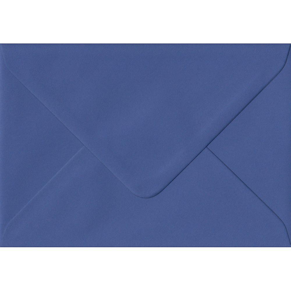 ColorSono Iris Blue Gummed A5 Coloured Blue Envelopes. 100gsm FSC Sustainable Paper. 152mm x 216mm. Banker Style Envelope. 50