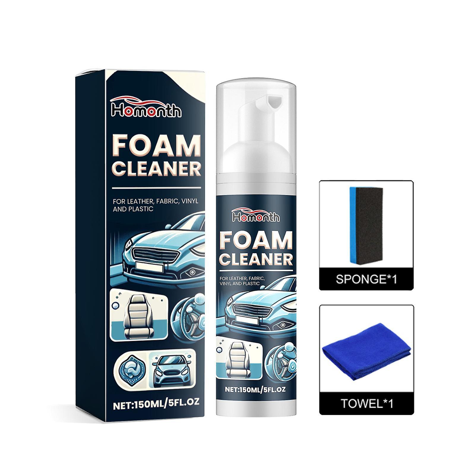 Taishh Car Interior Cleaner Car Foam Cleaner Universal Foam Cleaner Multi-purpose Foam Cleaner Spray 150ml Blue