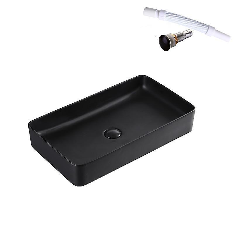 Slowmoose Brazil Overseas Warehouse Basin Ceramic Bathroom Sink White Above Counter With 50x35cm  C