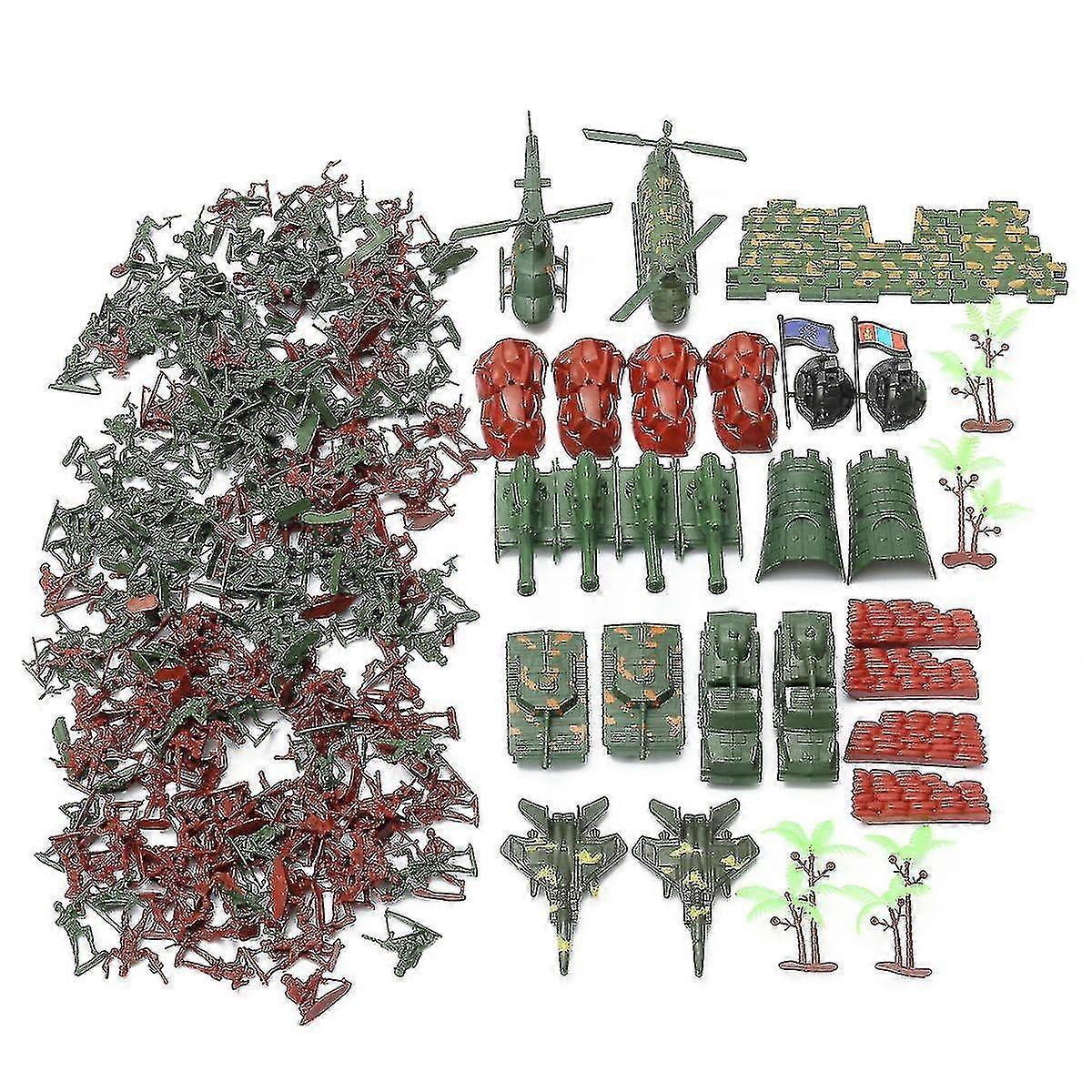 Shanxi Shuishuidiansan Trading 270pcs Military Model Playset Toy Soldiers Army Men Figures & Accessories Toy