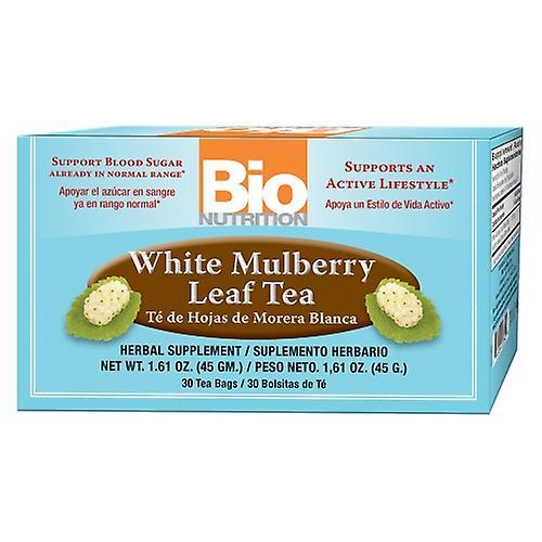 Bio Nutrition Inc White Mulberry Leaf Tea, 30 Bags (Pack of 1)