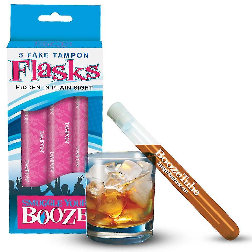 Beers Fake Tampon Hidden Flask Set Pink