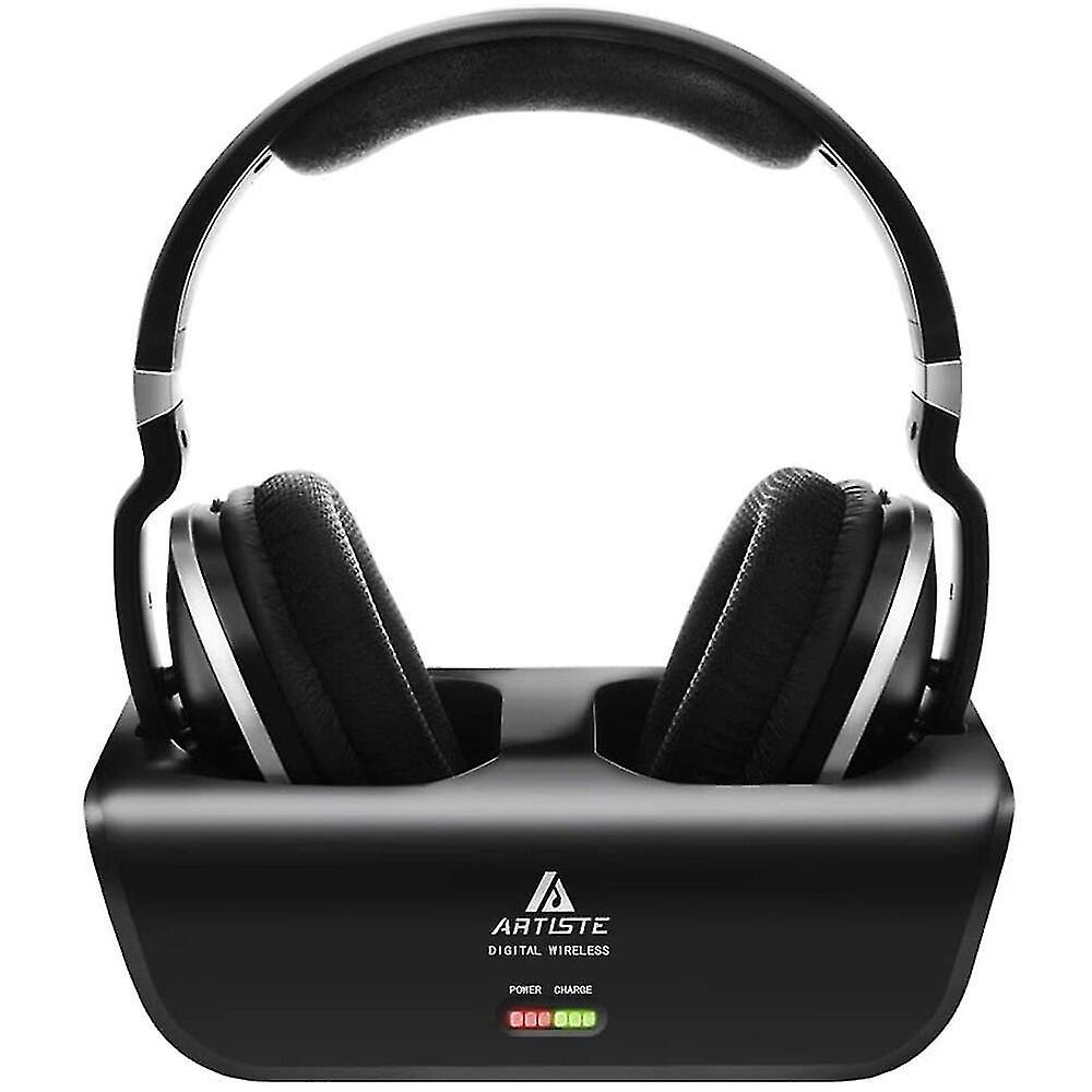 POTATO Wireless Tv Headphones, Artiste Adh300 2.4ghz Digital Over-ear Stereo Headphone For Tv 100ft Distanc