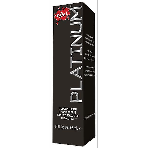 Wet Platinum Premium Silicone Based Personal Lubricant - 3.1 Fl Oz