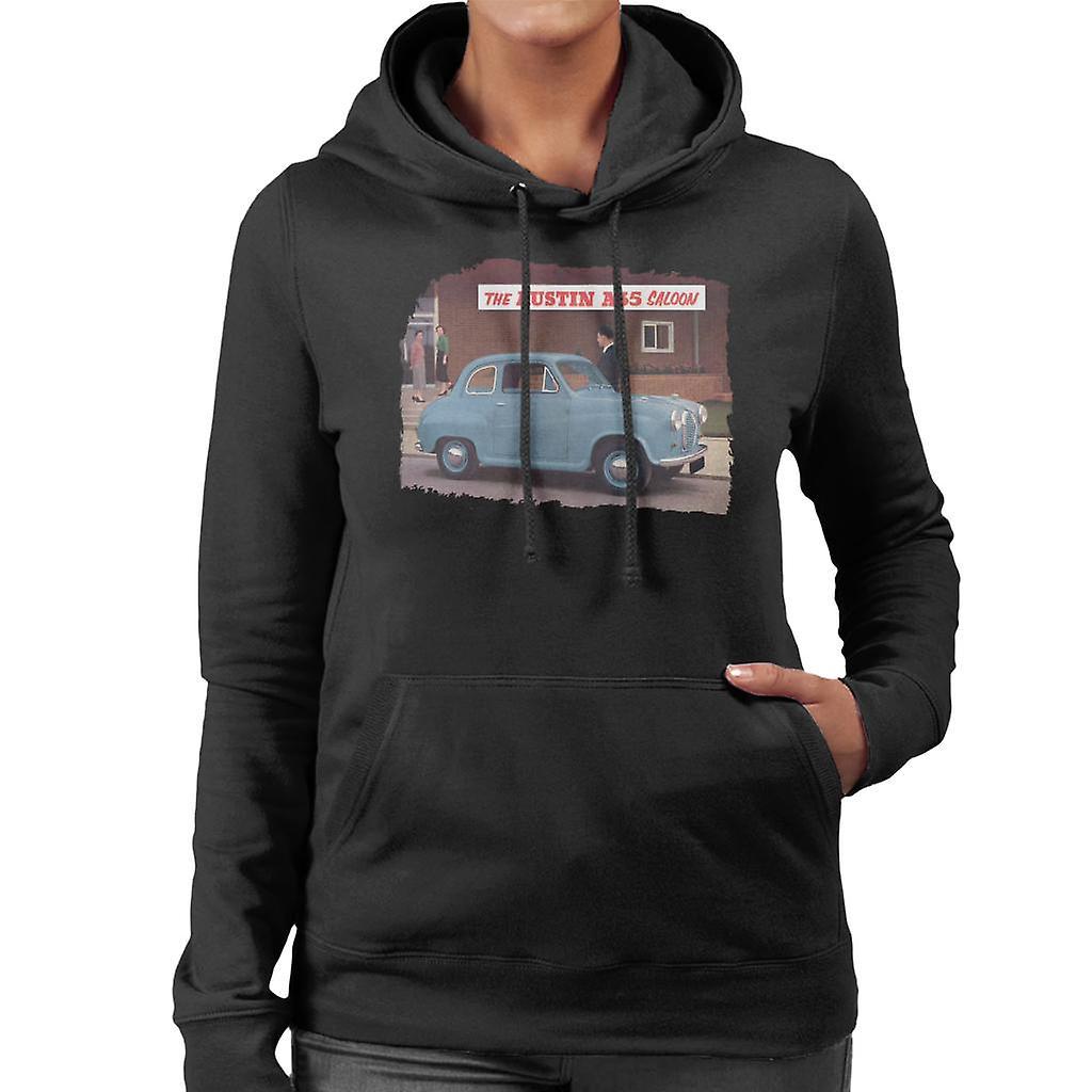 Austin A35 Saloon British Motor Heritage Women's Hooded Sweatshirt Black XX-Large