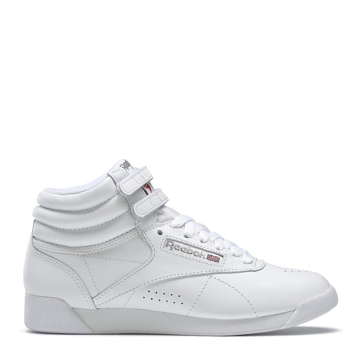 Reebok FreeStyle Ladies Hi Trainers White UK 5.5