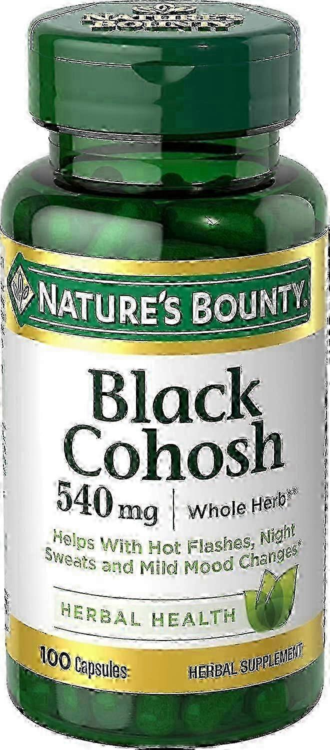 Natures Bounty Nature's Bounty Black Cohosh, 540 Mg, Capsules, 100 Ea