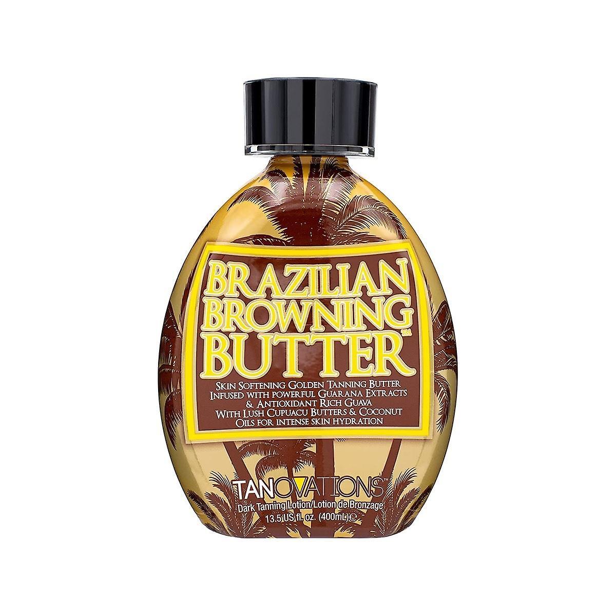 Tanovations Tanning Lotion Brazilian Browning Butter Tan Accelerator 400ml