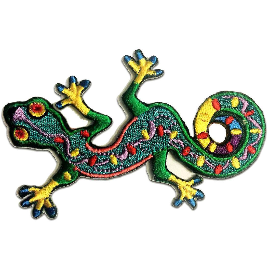 Catch the Patch Patch - Gecko Salamander Animal - green - 9.4 x 6 cm - patch patch