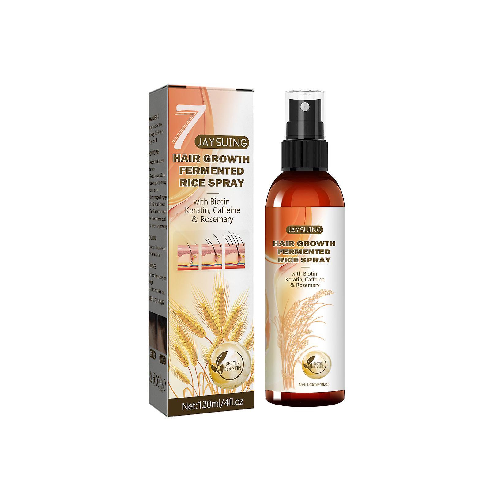 Hefansi Densely Fermented Rice Spray Keratin Nourishes  And Solidifies Hair Densely Fermented Rice Essence, 120ml