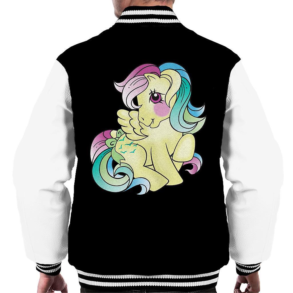 My Little Pony Skydancer Sitting Men's Varsity Jacket Black/White X-Large