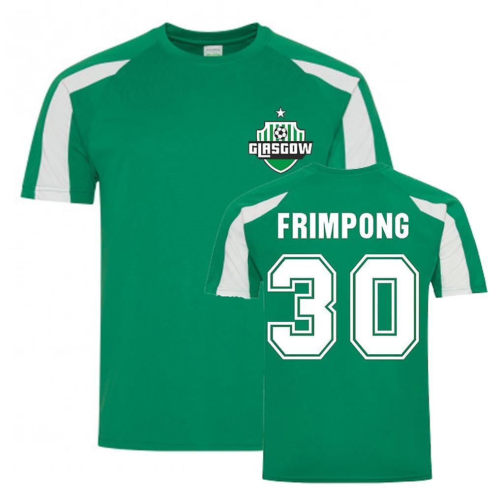 UKSoccerShop Jeremie Frimpong Celtic Sports Training Jersey (Green) XL (45-48 inch)