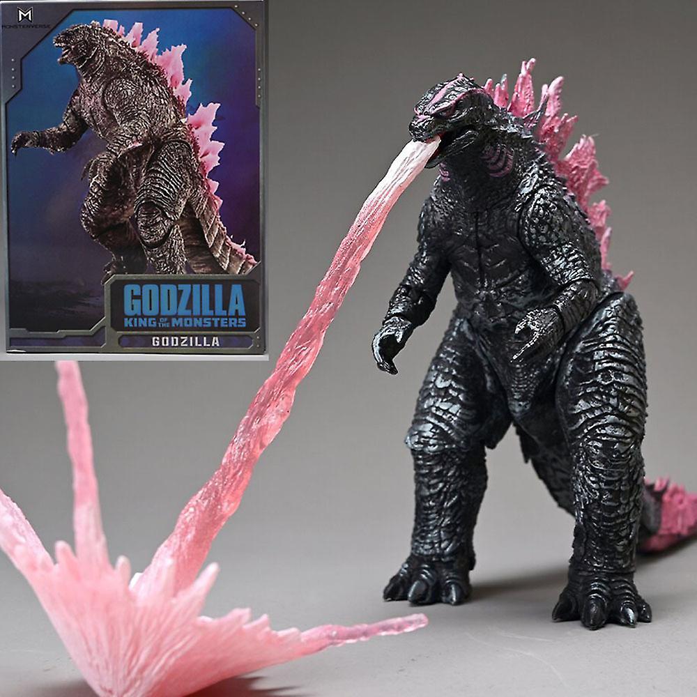 Bestdaily NECA 2024 Godzilla vs Kong: The Empire Movie Burning Godzilla Action Figures Toy Godzilla Titan Monster Collection Model Kids Gift