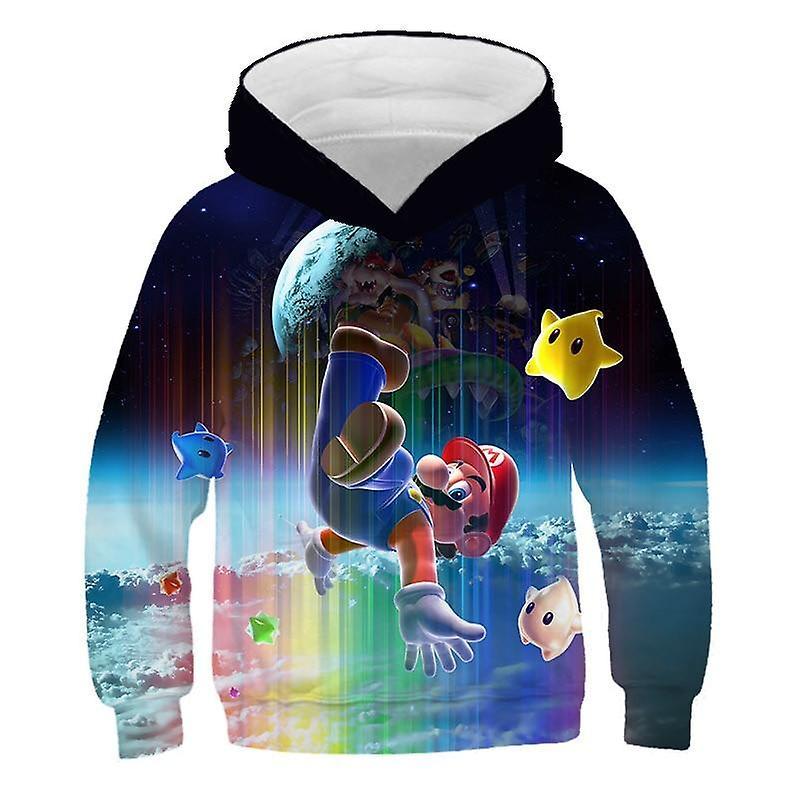 Slowmoose 3d Print Super Mario Hoodie 8T