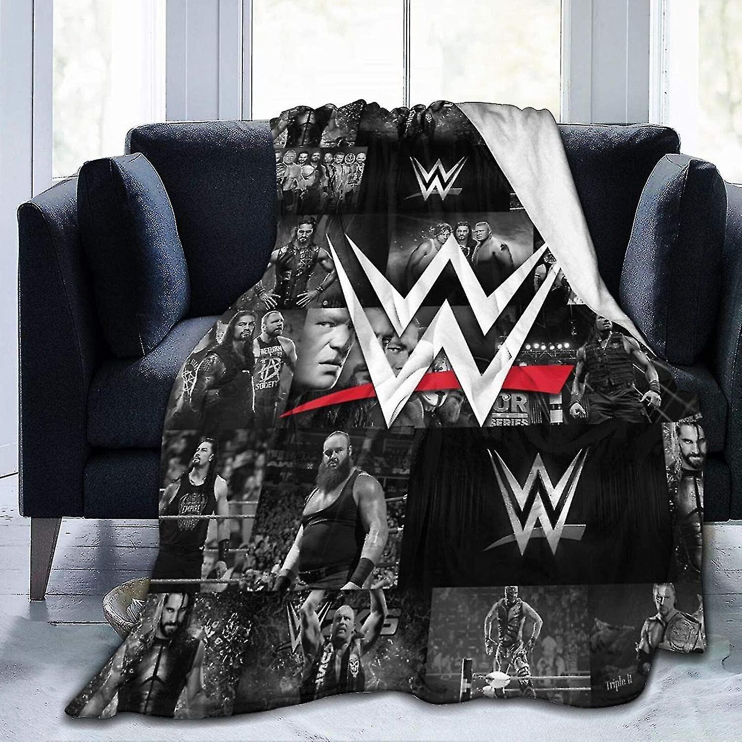 Windo WWE Blanket Ultra-Soft Flannel Fleece Bed Throw Blanket All Seasons-N331 50x40in 125x100cm