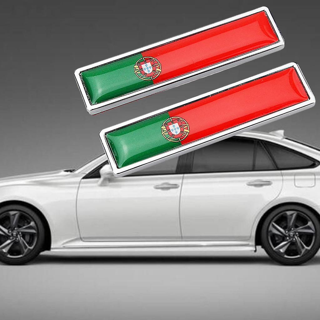 Baodan Flag Emblem DIY Metal Car Sticker Car Styling - Portugal