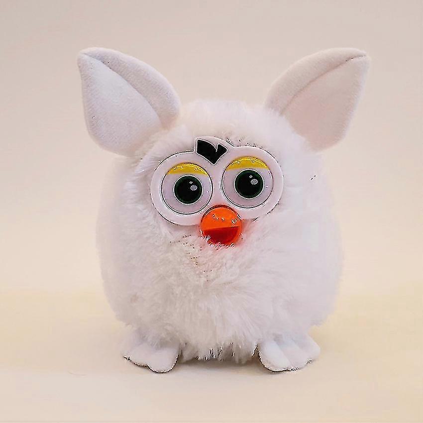 Snniv Cute Electric Talking Furby Elf Plush Toy Electronic Pet Owl Toy 15cm White