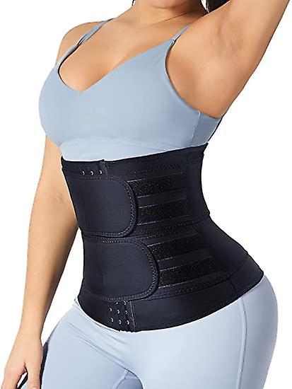 Maromalife Waist Trainer For Women Slimming Body Shaper Waist Trimmer Cincher Sweat Belt Black 4XL